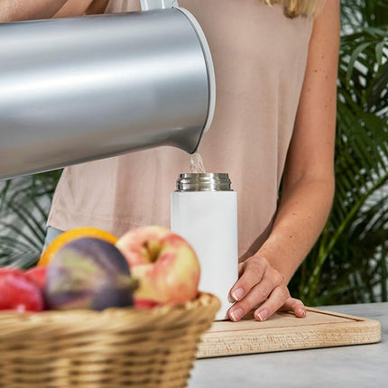 ZWILLING Thermo Tea & Fruit Infuser, 14.2 oz, Silver-White