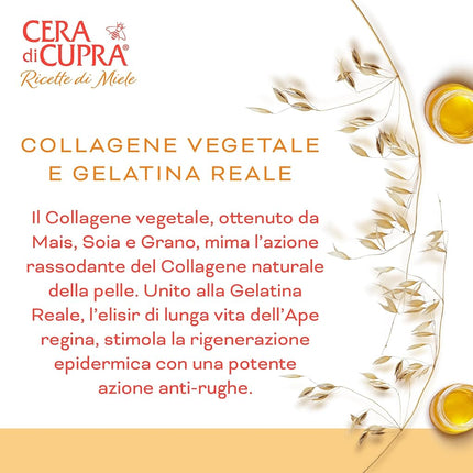 Cera di Cupra, Lifting Serum - Collagen and Queen Jelly, Tightens Skin and Smooths Wrinkles on Face and Neck, Made in Italy, Dermatologically Tested, 30 ml