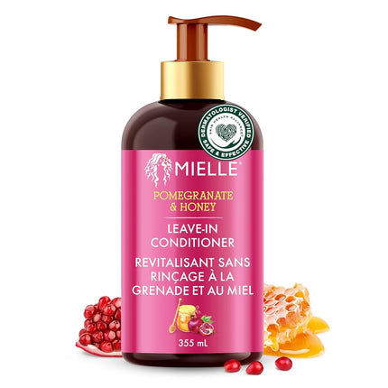 Mielle Pomegranate & Honey Leave In Conditioner for Curly Hair, 355 ml