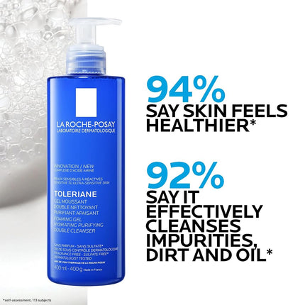 La Roche-Posay Toleriane Purifying Foaming Gel for Sensitive Skin, 400ml