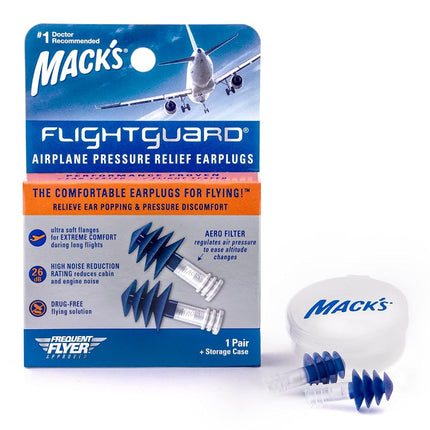 Mack’s Flightguard Airplane Pressure Relief Earplu