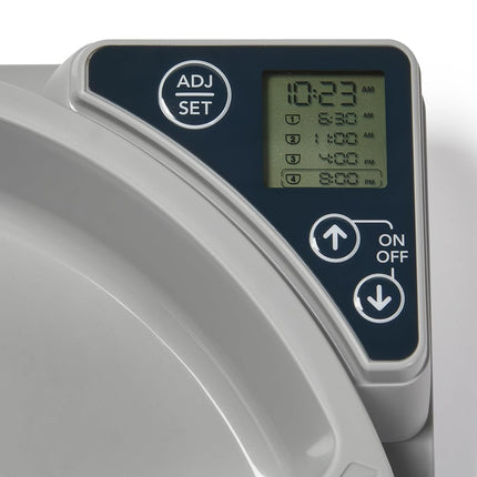 Cat Mate C500 Automatic 5-Bowl Pet Feeder with Digital Timer for Wet and Dry Pet Food, for Cats and Small Dogs, 5 Meals up to 330g Each, with Twin Ice Packs for Food Freshness – White