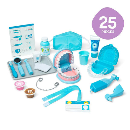 Melissa & Doug Super Smile Dentist Kit | Role Play Toys for Kids, Doctor Set for Children | Age 3+