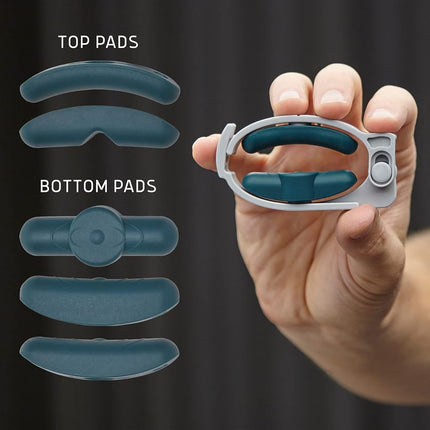 Lunderg Freedom Clamp by - with Innovative Pro-Hinge for Top-Down Pressure & 5 Different Fittings - Totally Customizable Penile Clamp for Incontinence - Mens Incontinence Products