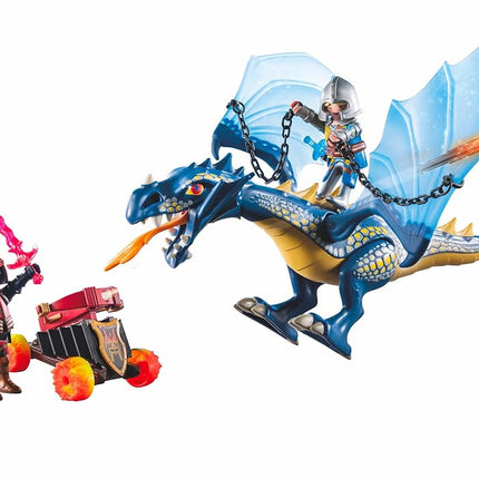 Playmobil 71644 Knights of Novelmore: Dragon Combat, medieval castle and knights’ toy, fun imaginative role-play, playset suitable for children ages 5+