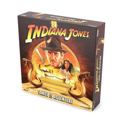 Funko Games Indiana Jones Sands of Adventure Board Game | Ages 8+ | 2-4 Players | 45 Minutes Playing Time | Strategy, Adventure, and Cooperative Gameplay | Family Games for Teens and Adults