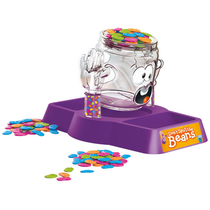 Hasbro Gaming No derrames los frijoles, juego preescolar fácil y divertido para niños de 3 años en adelante, para 2 jugadores