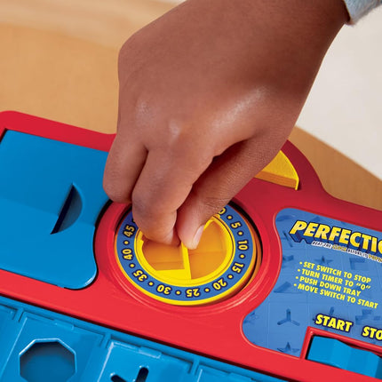 Hasbro Gaming Perfection Game for Kids Ages 5 and Up, Pop Up Game, Customize The Tray for Over 250 Combinations, Kids Games, Games for 1+ Players
