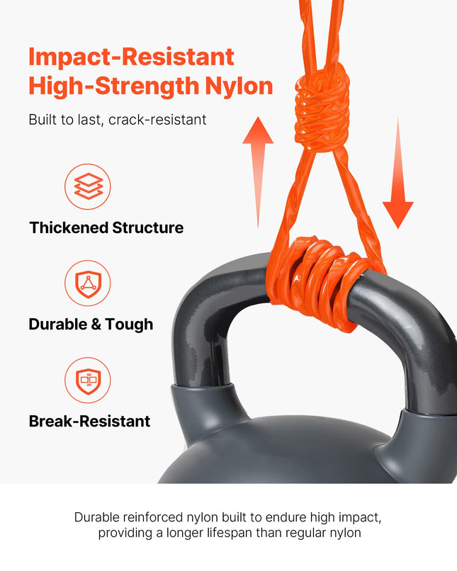 VEVOR 0.095 in 1280 ft String Trimmer Line, Orange Heavy Duty Weed Eater String, Premium Nylon Universal Replacement Trimmer Line Spool with Twisted Design, Suitable for Professional & Homeowner Use