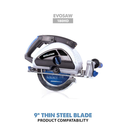 Evolution Power Tools 230BLADETS Thin Steel Cutting Blade, 9-Inch x 68-Tooth