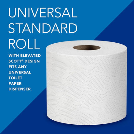 Scott® Professional Standard Roll Bathroom Tissue (04460), 2-Ply, White, (80 Rolls or Pack of 80)