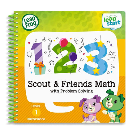 LeapFrog 80-460700 LeapStart Book, 3D Scout and Friends Math with Problem Solving, Level 1