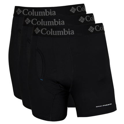 Columbia Men's Rcu3013azbk1m Boxer Briefs, Black, 