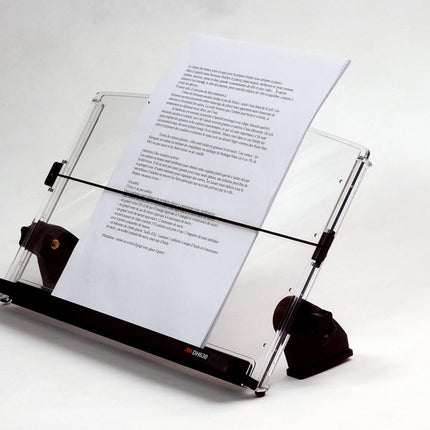 3M in-Line Document Holder 35.5cm x 30.4cm x 7.6cm DH630, Black/Clear