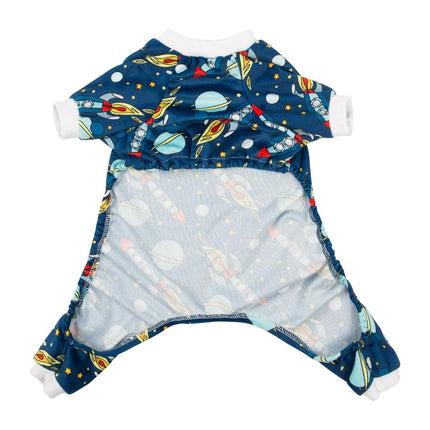 CuteBone Rocket Dog Pajamas Dog Apparel Dog Jumpsuit Pet Clothes Pajamas Puppy Clothes P16S-AU