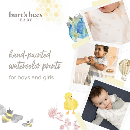 Burt's Bees Baby Beekeeper Wearable Blanket Uni-Baby, Hello Moon, M