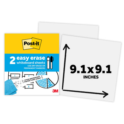 Post-it Easy Erase Permanent Marker Whiteboard Sur