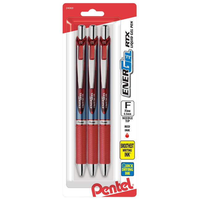Pentel� EnerGel� RTX Retractable Liquid Gel Pens, 