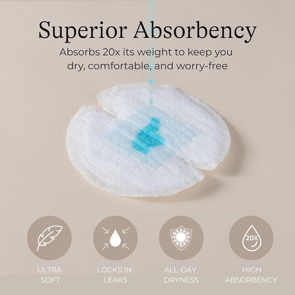 Lansinoh Nursing Pads, Pack of 100 Stay Dry Disposable Breast Pads