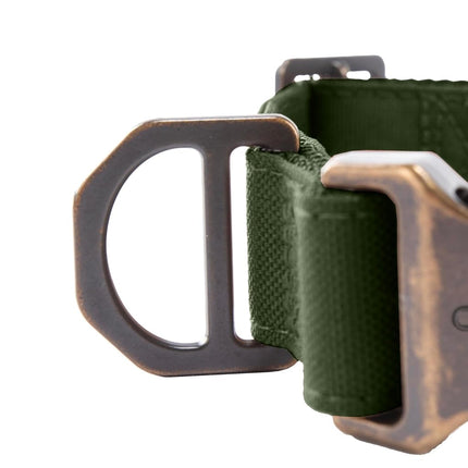 Carhartt Field Dog Collar, Fully Adjustable, Durable 600-Denier Fabric W/Reflective Wordmark for Visibility, Oak Leaf, Medium