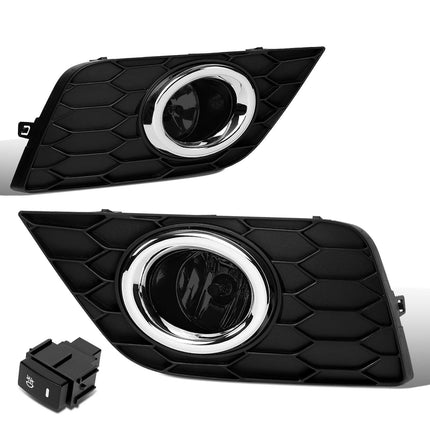 DNA Motoring FL-ZTL-324-SM Chrome Housing Smoked L