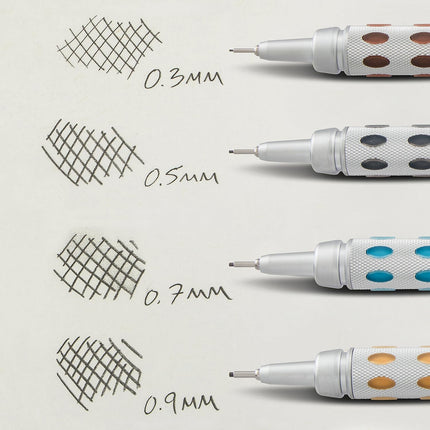 Lápiz Pentel Graph Gear 1000 de 0.3mm Marrón