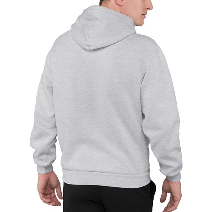 Junk Food NFL Team Helmet Hoodie Sweatshirt with Hood, Unisex, Athletic Heather, M