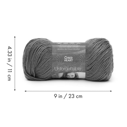 Red Heart Boutique Unforgettable Echo Yarn - 3 Pack of 100g/3.5oz - Acrylic - 4 Medium (Worsted) - 270 Yards - Knitting/Crochet