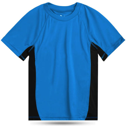 Kanu Surf Camiseta de Natación Rashguard UV Cb para Niños Pequeños, Azul Rey, 5T