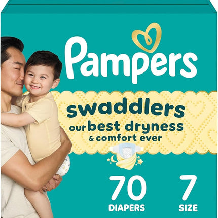 Pañales Swaddlers - Talla 8, Suministro para un mes (76 unidades), Pañales desechables extrasuaves para bebé