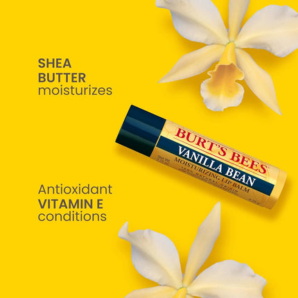 Burts Bees 100% Natural Lip Balm, Wild Cherry and Vanilla Bean Blister Box, 0.3 Ounce, 2 Count by Burt's Bees