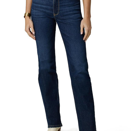 Wrangler Women's High Rise True Straight Fit Jean, Berry Dark, 18-34