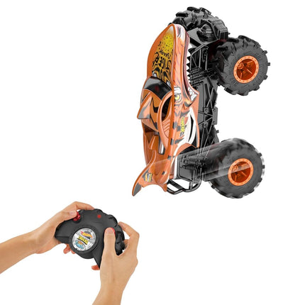 Hot Wheels Monster Trucks HW Tiger Shark RC, Remote-Control Vehicle