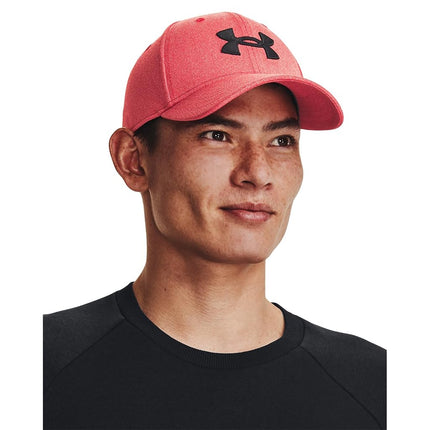 Under Armour Men's Blitzing Adjustable Moisture Wicking Baseball Cap, (601) Red/Black, L/XL