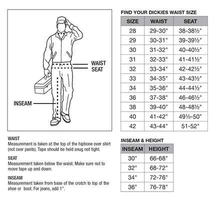 Dickies Men's Flex Work Pant Slim Straight Fit, Charcoal, 32W x 34L