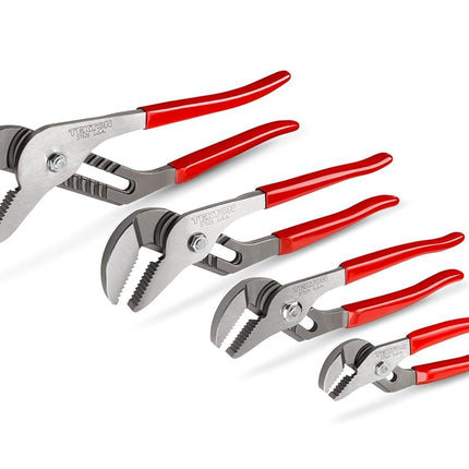 Juego de tenazas de articulación machihembrada TEKTON, 4 piezas (7, 10, 13, 16 pulg.) | 90395