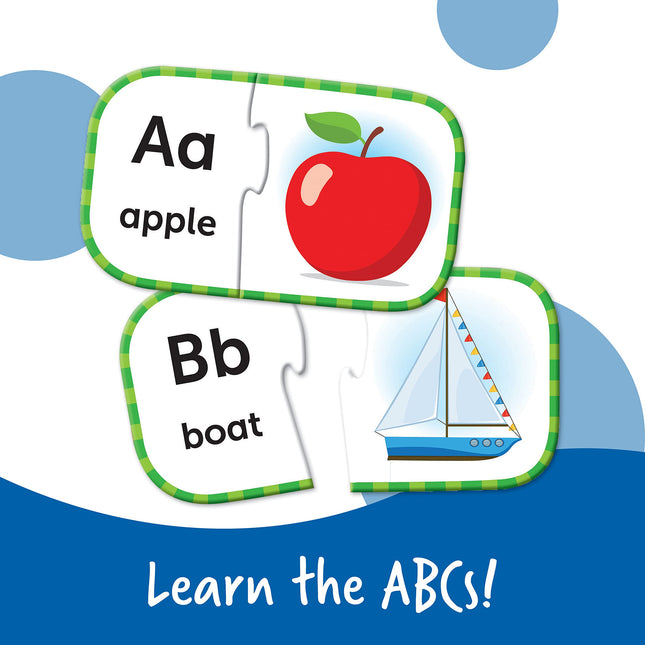 Learning Resources ABC Puzzle Cards, Preschool Readiness, Self Correcting Puzzles, Ages 3+