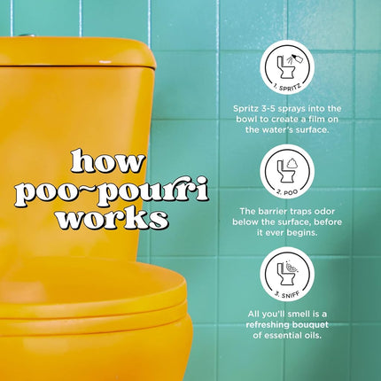 Poo-Pourri Before-You-Go Toilet Spray, Vanilla Mint, 2 Fl Oz - Vanilla, Mint and Citrus