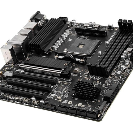 MSI PRO B550M-VC WiFi ProSeries Motherboard (AMD AM4, DDR4, PCIe 4.0, SATA 6Gb/s, M.2, USB 3.2 Gen 2, HDMI/DP, Wi-Fi, mATX)