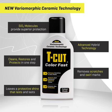 T-Cut 365 Paintwork Perfection, Car Polish and Restorer Kit, Pure White