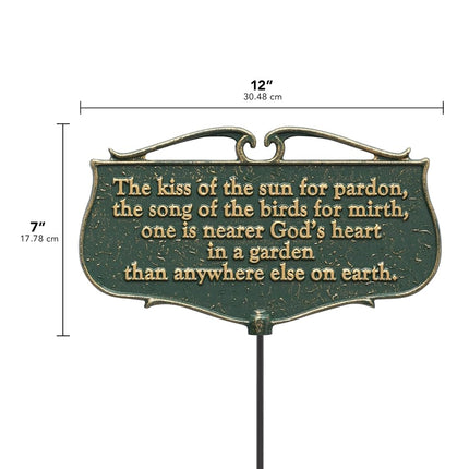 Whitehall Prod. Carteles para poemas de jardín