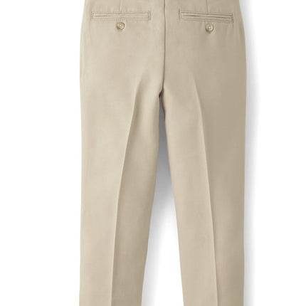 Gymboree Pantalones de vestir para niños y pequeños, clásicos, color tostado, Bisquit, 3T