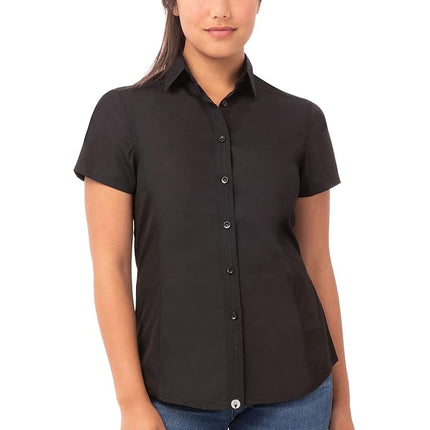 Chef Works Women's Universal Shirt, BLACK Medium
