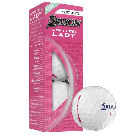 Srixon Soft Feel Lady 9 Golf Ball - White