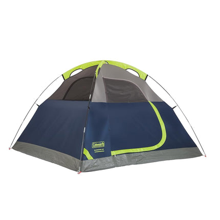 Tienda de campaña Coleman Sundome con avance, para 2/3/4/6 personas, se monta en 10 minutos, refugio resistente a la intemperie para acampar, festivales, el jardín, pijamadas y más