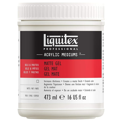 Liquitex Gel Medio Mate, 16 onzas