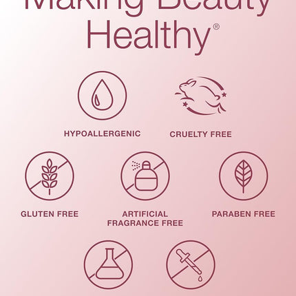 Mineral Fusion Long-Lasting Lipstick, Vivid & Smudge-Free Lip Color with Avocado Oil, Cocoa Seed Butter, Free of FD&C Dyes, Paraben and Gluten, Prosecco