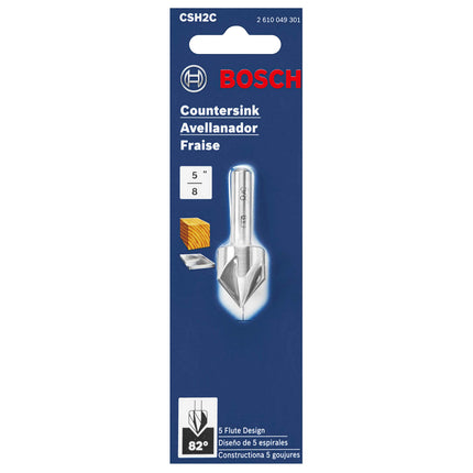 BOSCH CSH2 5/8-Inch HSS Countersink