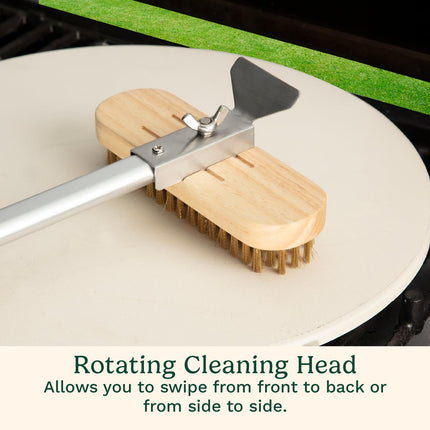 Cuisinart CCB-4114 Pizza Cleaning Brush, Gray/Wood