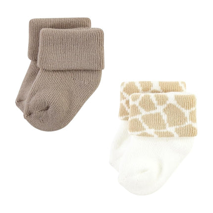 Hudson Baby Calcetines de Felpa y Algodón para Bebé Unisex, Jirafa Moderna, 6-12 Meses, Jirafa Moderna, 6-12 Meses